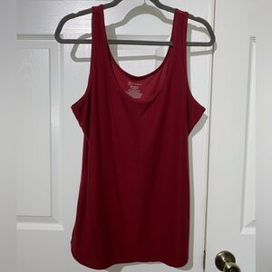 Deep Red Tank Top